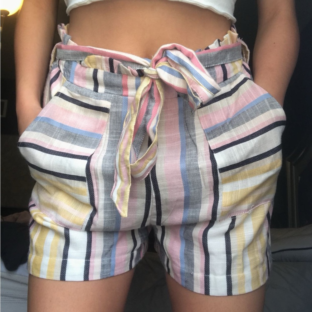 Striped Multicolor Women's Shorts